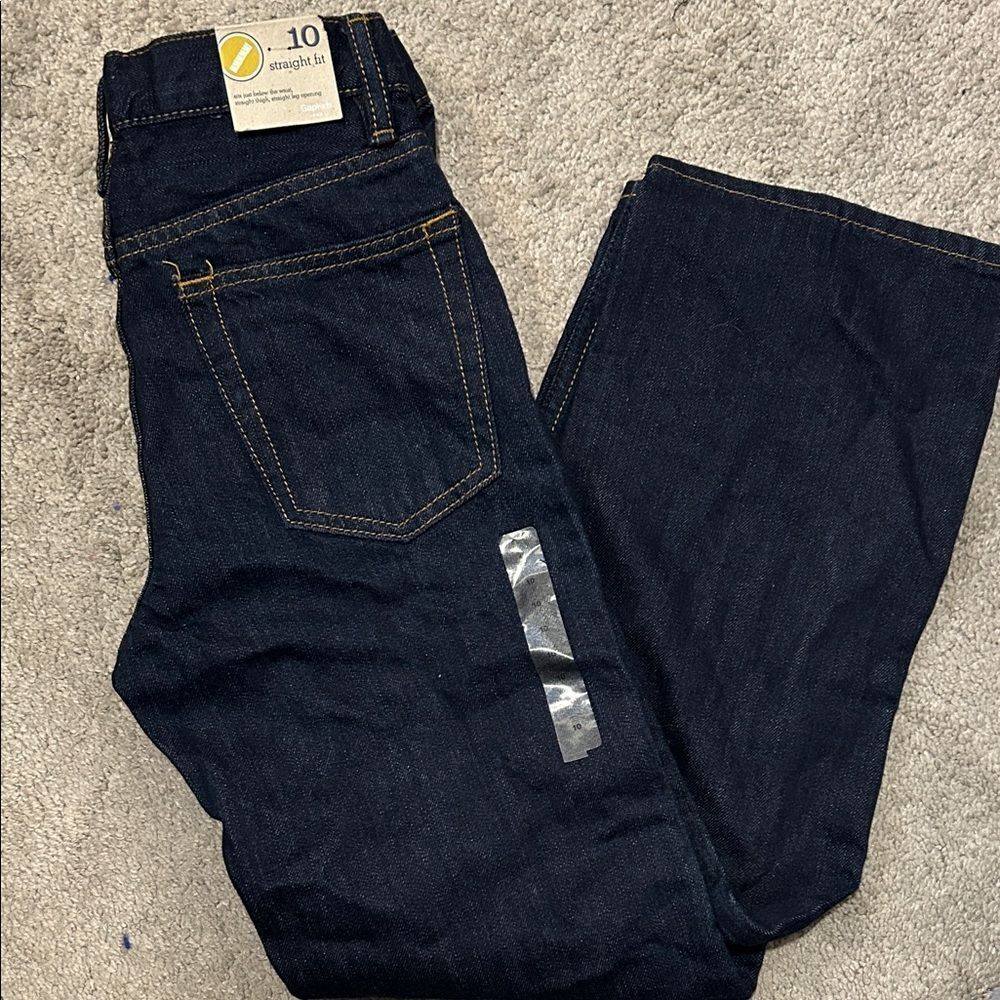 Gap Kids Dark Blue Straight Fit Jeans Youth Size 10